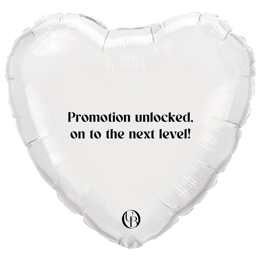 Folieballon zakelijk - 'promotion unlocked'