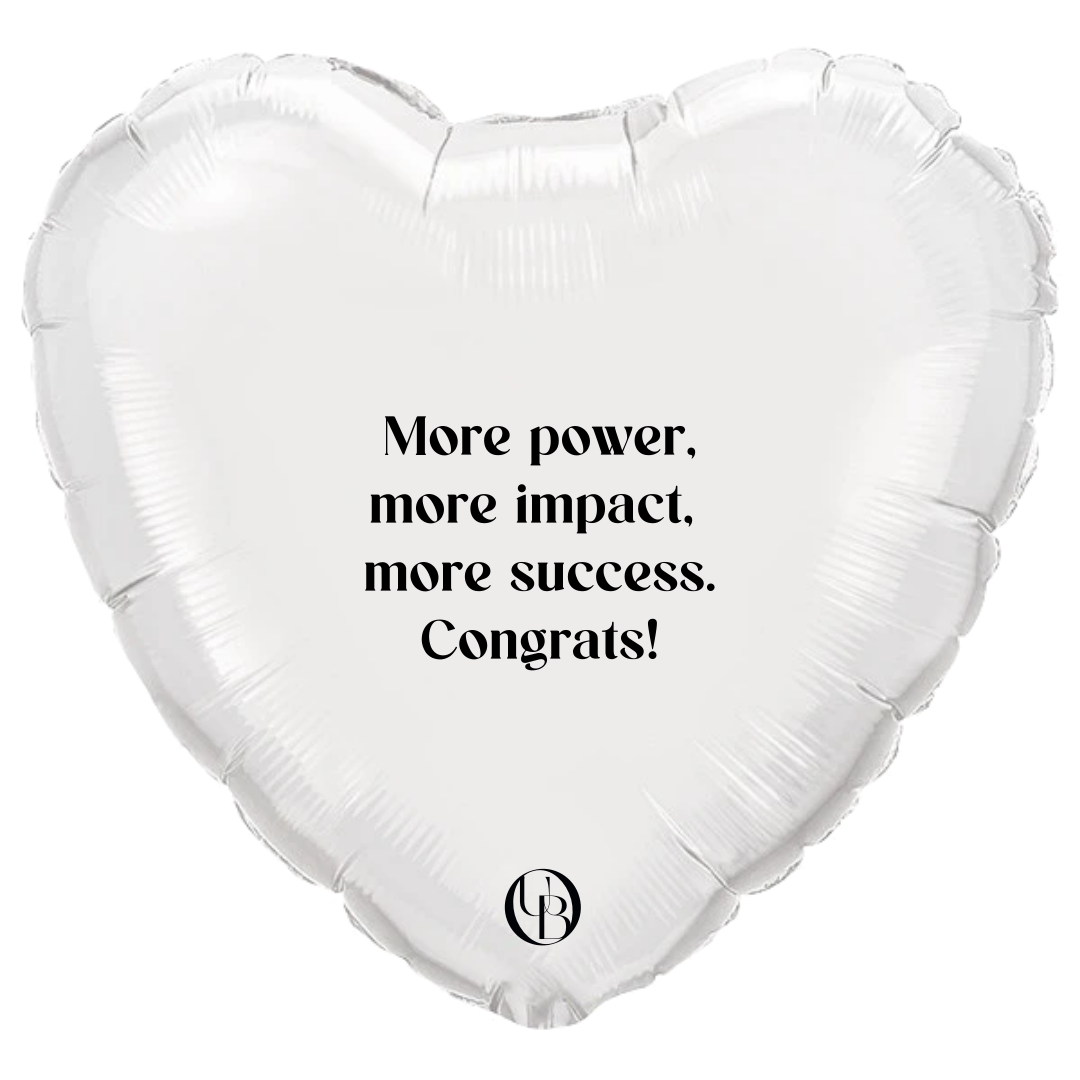 Folieballon zakelijk - 'more impact'