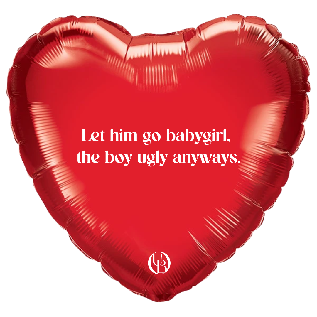 Folieballon f*ckboy - 'the boy ugly'