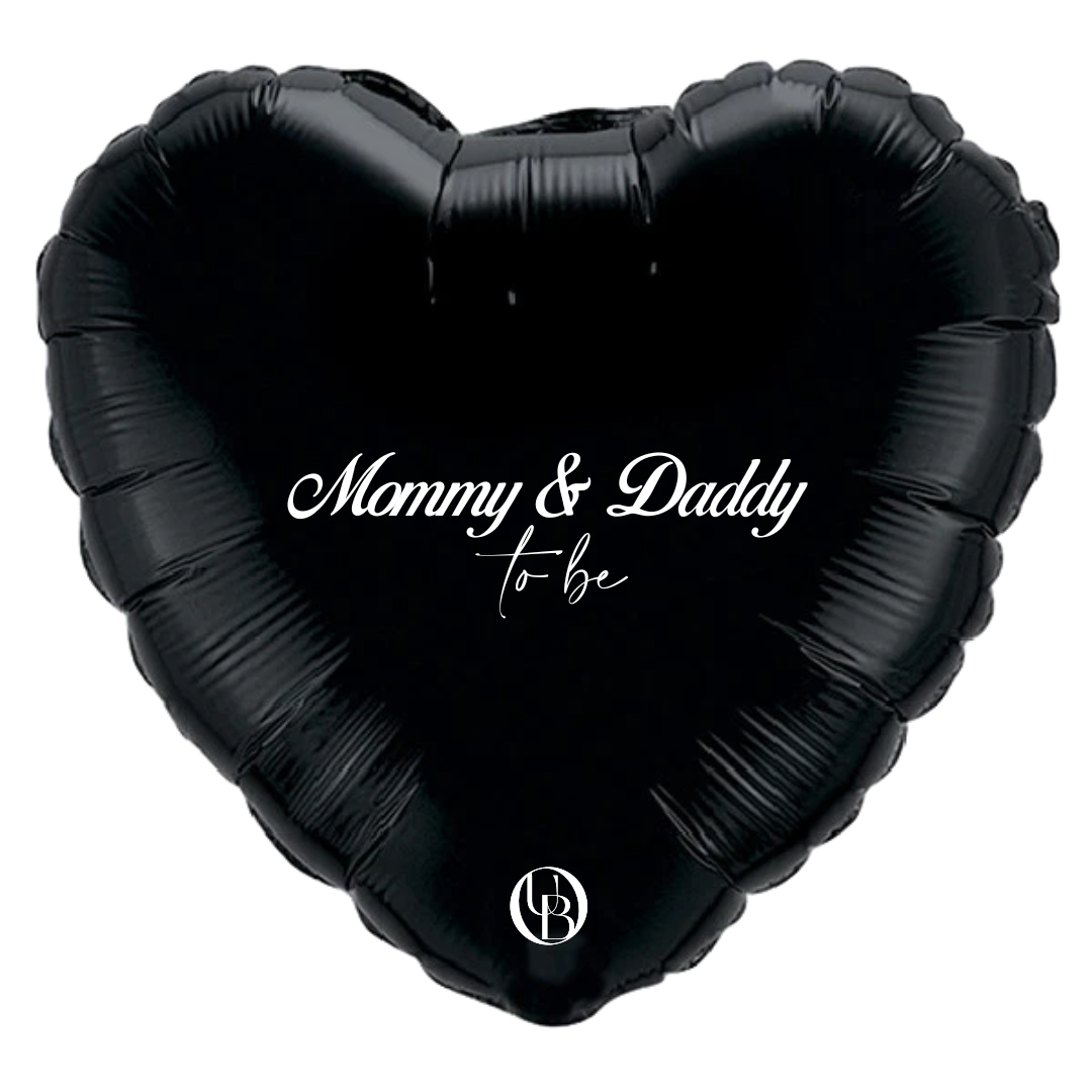 Folieballon geboorte - 'mom & dad to be'