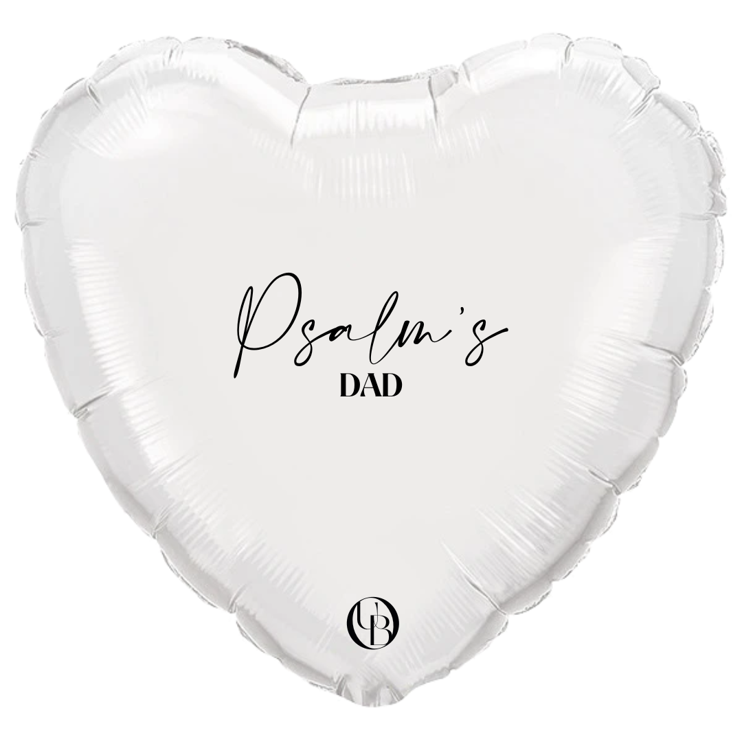 Folieballon geboorte - '... dad'