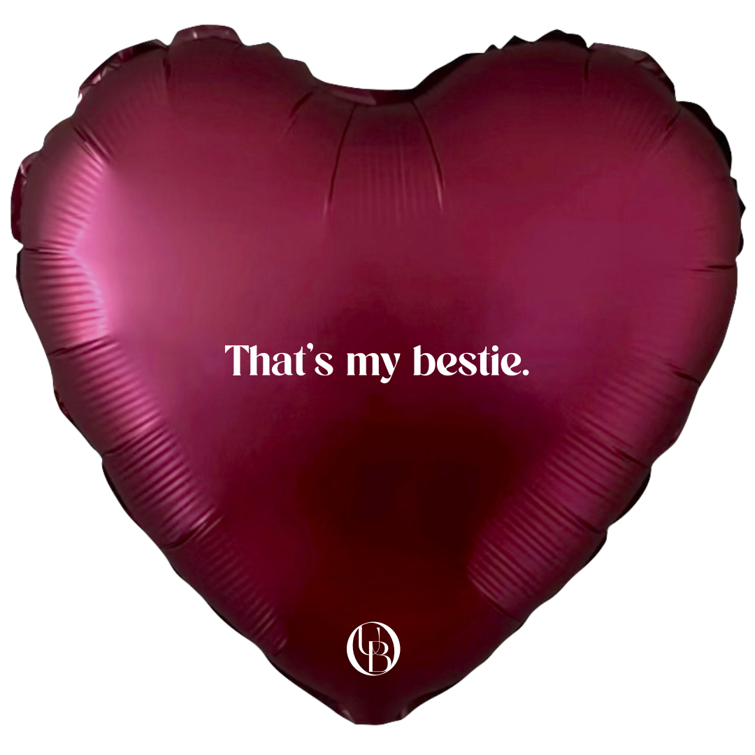 Folieballon vriendschap - 'that's my bestie'
