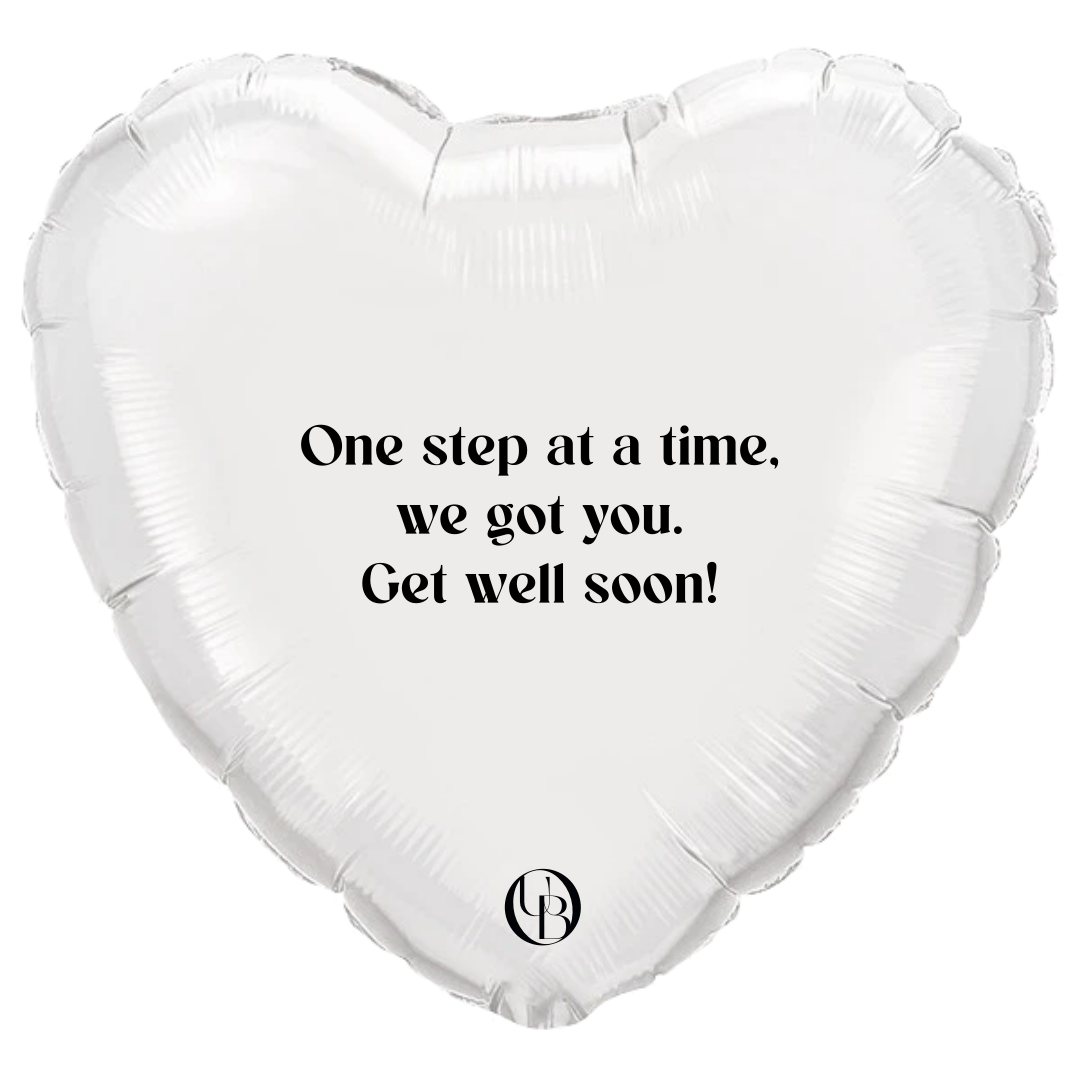 Folieballon zakelijk - 'get well soon'