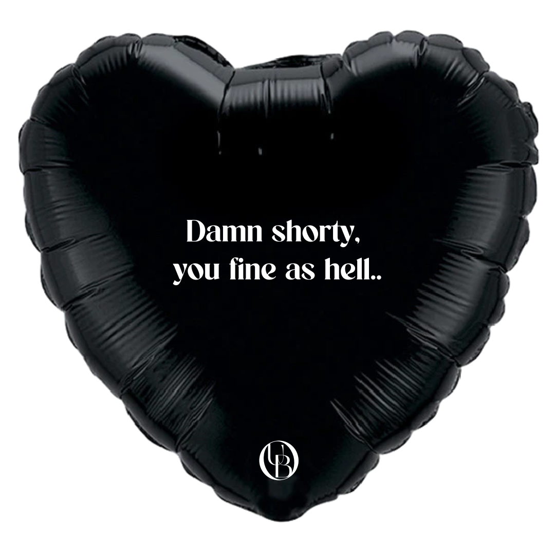 Folieballon liefde - 'fine as hell'