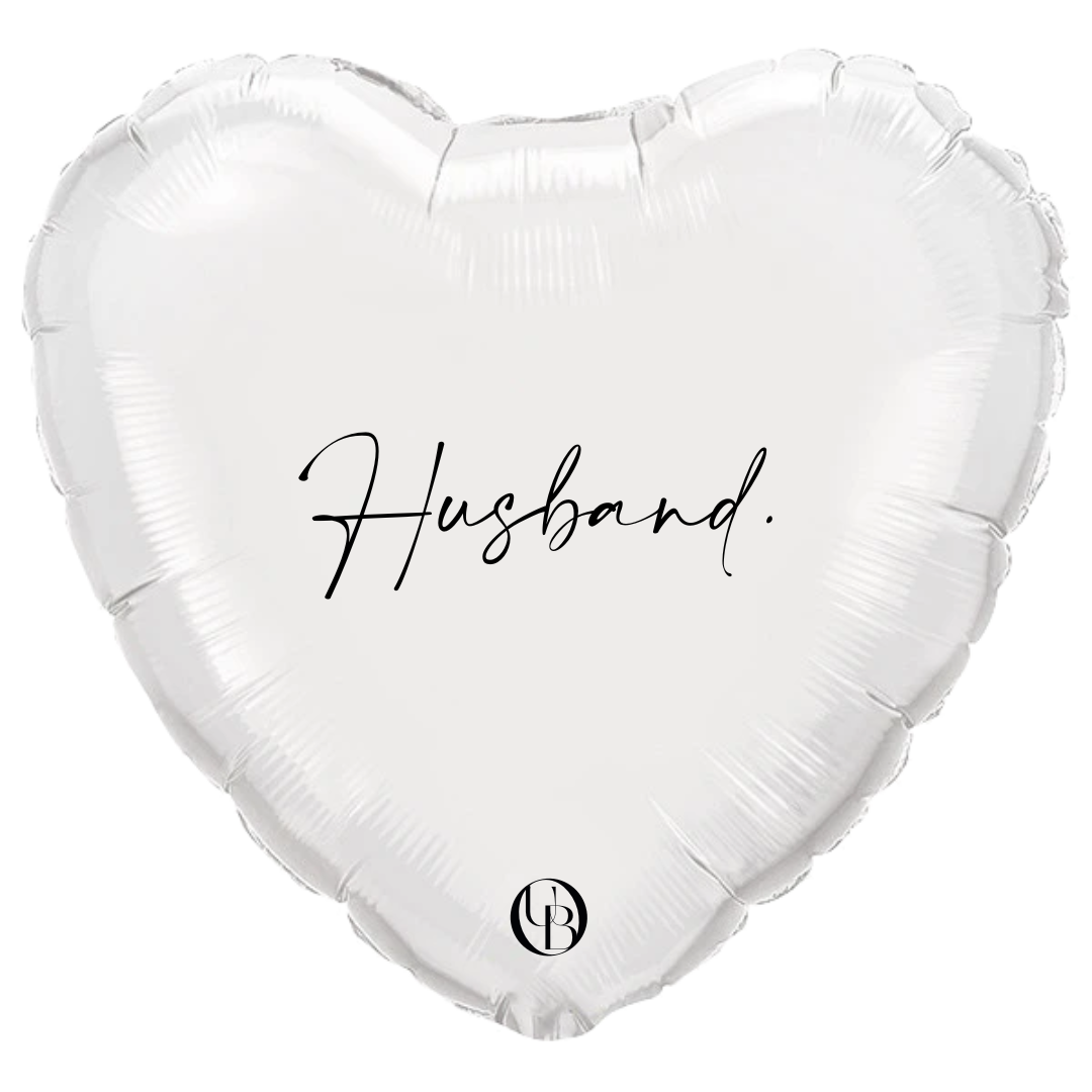 Gepersonaliseerde ballon cadeau met naam en romantische boodschap