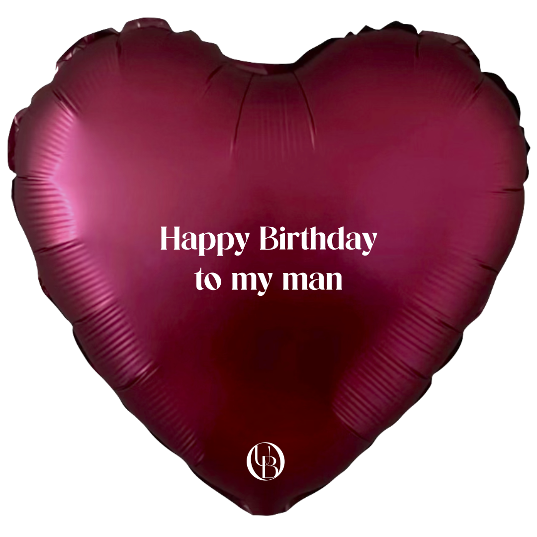 Helium ballon verjaardag gepersonaliseerd cadeau met tekst