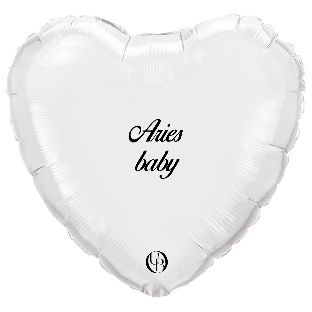 Statement ballon sterrenbeelden – luxe heliumballon met tekst