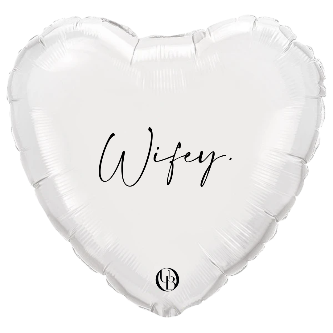 Gepersonaliseerde ballon cadeau met naam en romantische boodschap