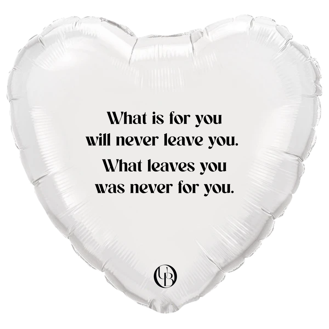 Folieballon f*ckboy - 'what's meant for you'
