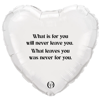 Folieballon f*ckboy - 'what's meant for you'