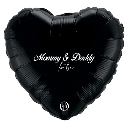 Folieballon geboorte - 'mom & dad to be'