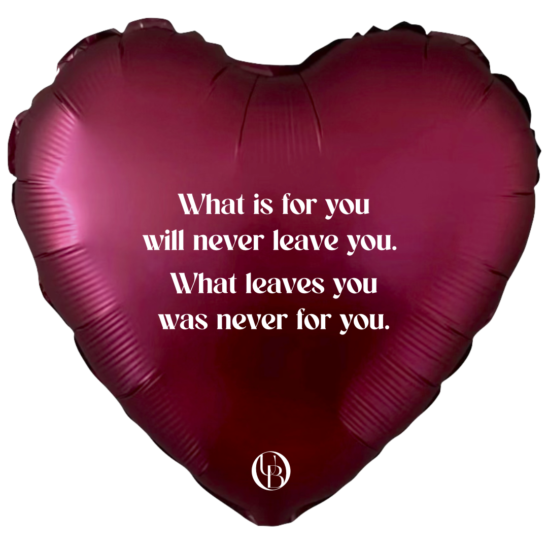 Folieballon f*ckboy - 'what's meant for you'