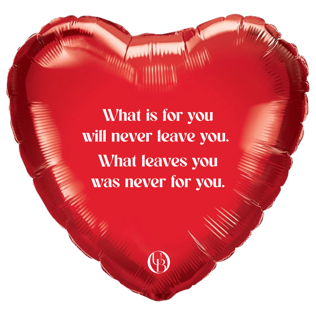 Folieballon f*ckboy - 'what's meant for you'