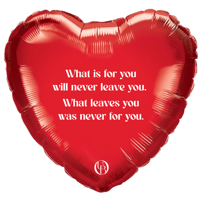 Folieballon f*ckboy - 'what's meant for you'