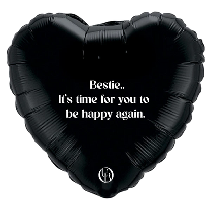 Folieballon vriendschap - 'happy again'