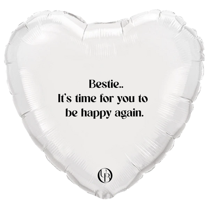 Folieballon vriendschap - 'happy again'