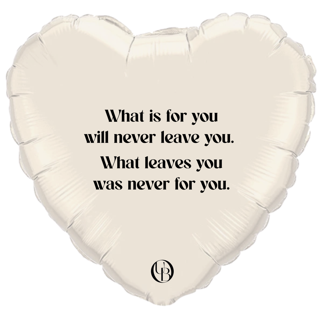 Folieballon f*ckboy - 'what's meant for you'
