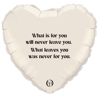 Folieballon f*ckboy - 'what's meant for you'