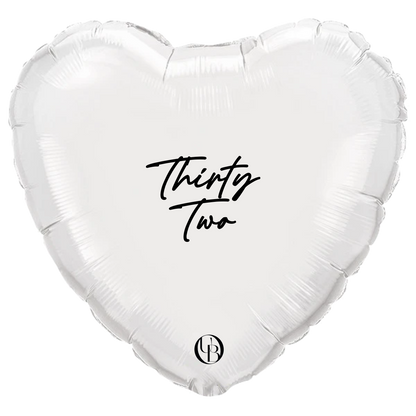 Helium ballon verjaardag – feestelijke ballon met tekst voor jarigen met leeftijd