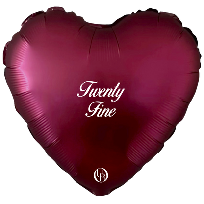 Helium ballon dertigste verjaardag gepersonaliseerd cadeau met tekst