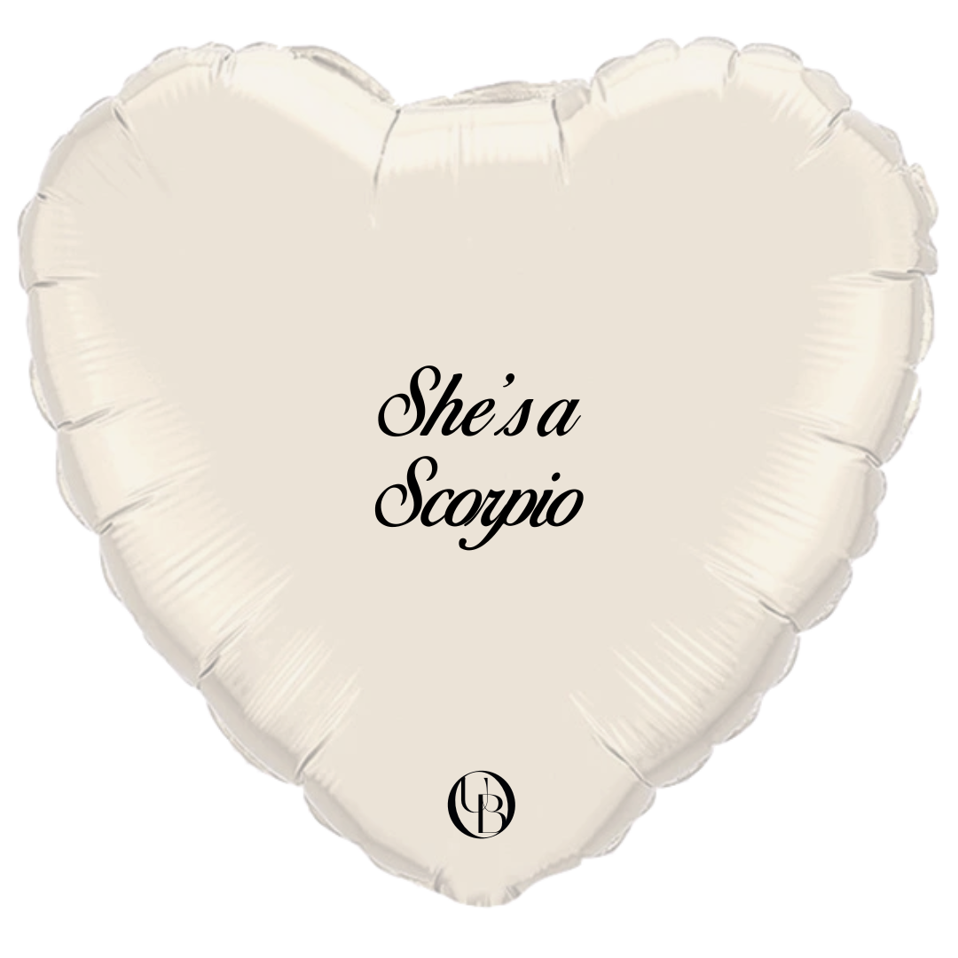 Statement ballon sterrenbeelden – luxe heliumballon met tekst