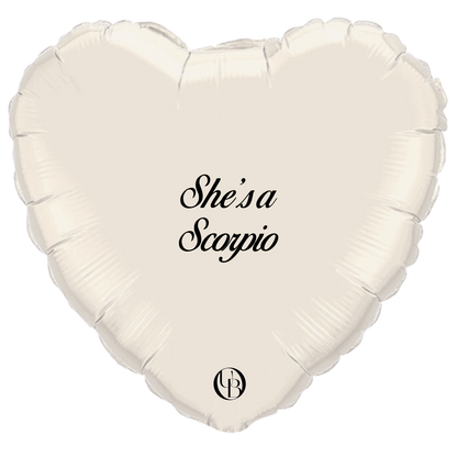 Statement ballon sterrenbeelden – luxe heliumballon met tekst