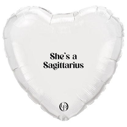 Statement ballon sterrenbeelden – luxe heliumballon met tekst