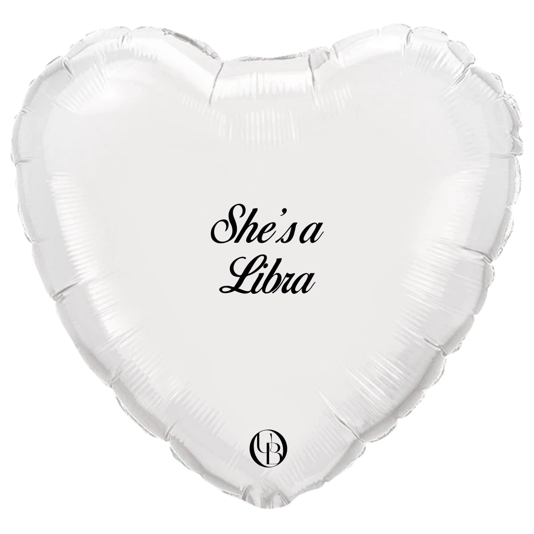 Statement ballon sterrenbeelden – luxe heliumballon met tekst
